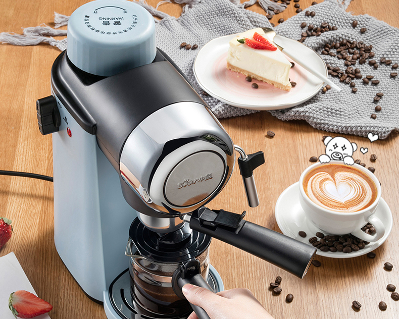 Sky Blue Mini Espresso Coffee Machine