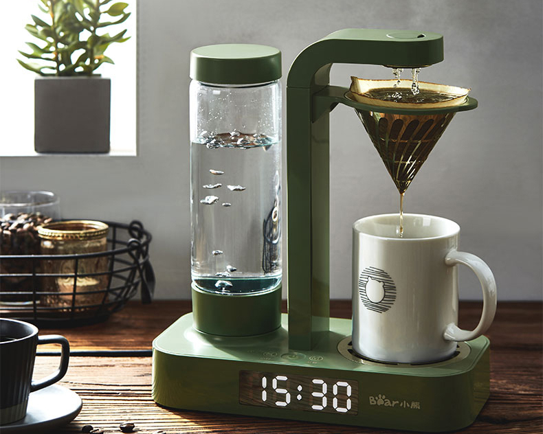 Fully Automatic Water Dispenser Coffee Machine with Clock
