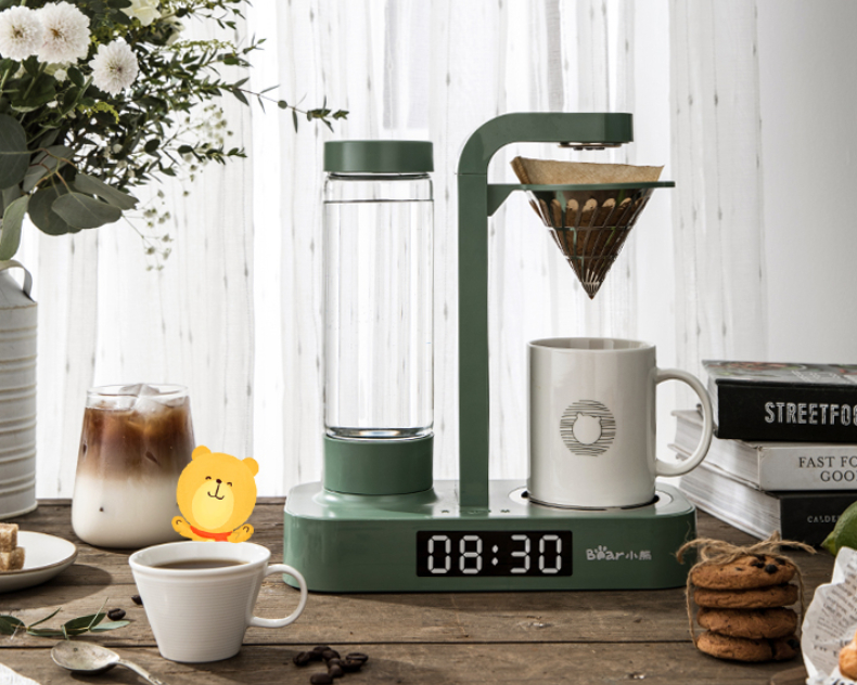 Fully Automatic Water Dispenser Coffee Machine with Clock