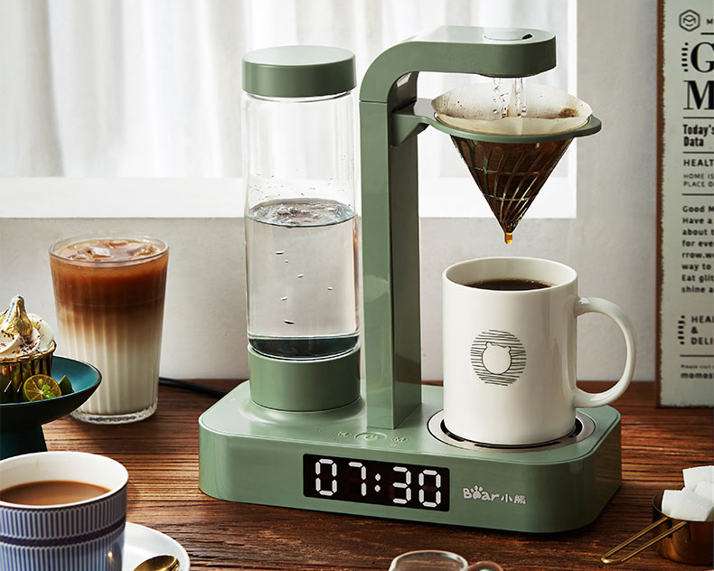 Fully Automatic Water Dispenser Coffee Machine with Clock