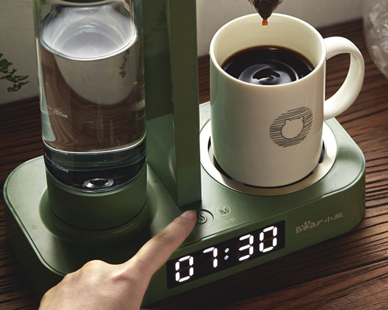 Fully Automatic Water Dispenser Coffee Machine with Clock