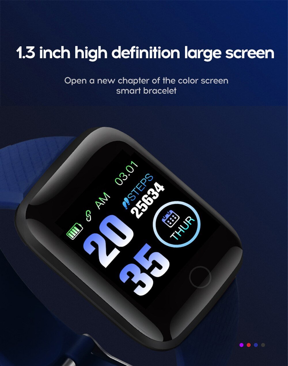 Waterproof Health Monitoring Smart Watch