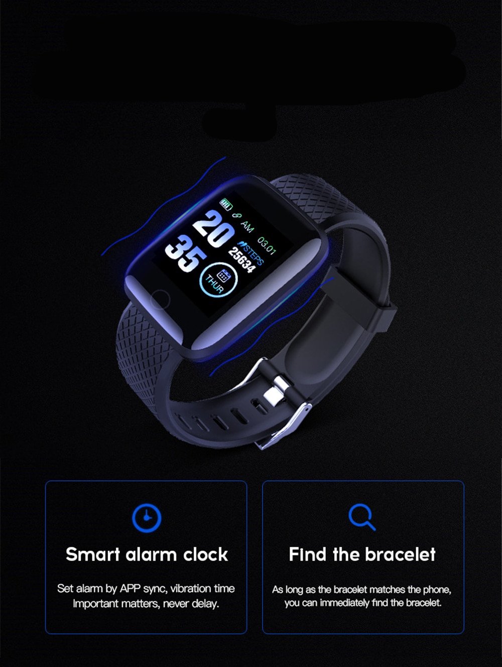 Waterproof Health Monitoring Smart Watch