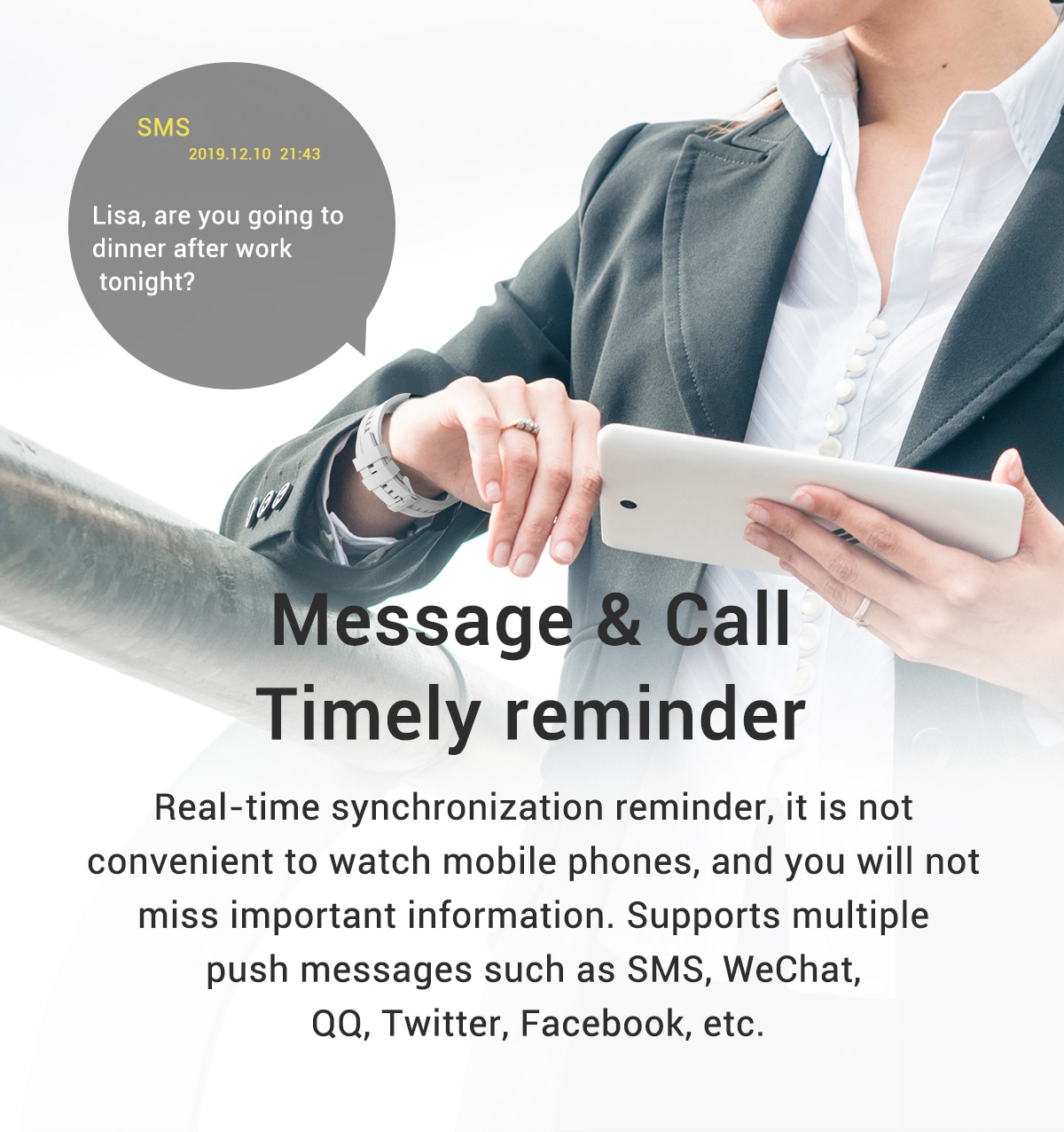 Full Touch Bluetooth Smart Watch for Android/IOS Phone