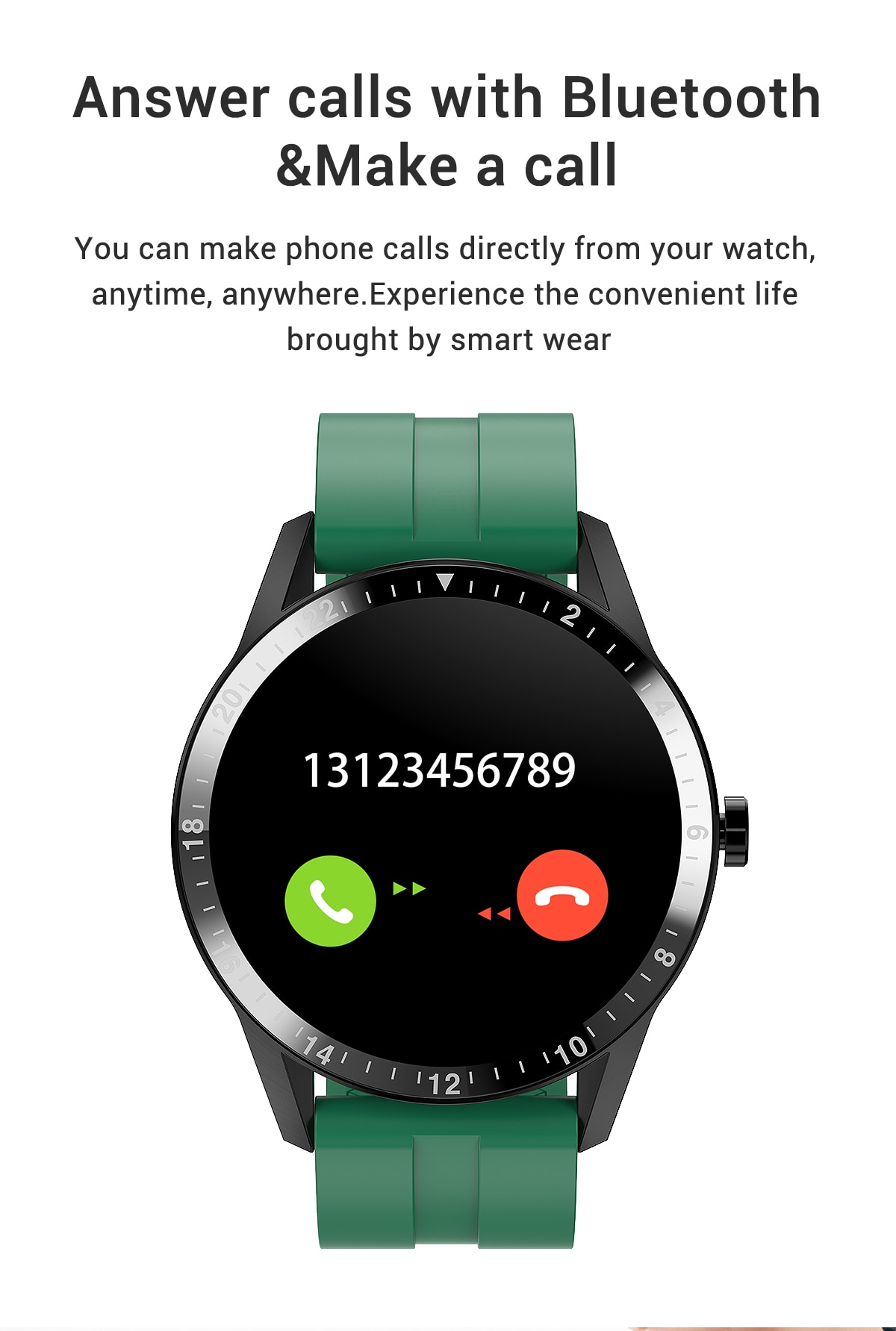 Full Touch Bluetooth Smart Watch for Android/IOS Phone