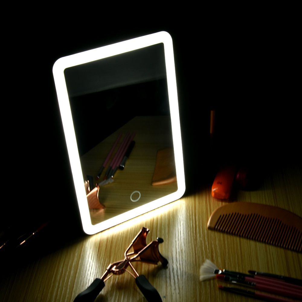 Rechargeable Flat LED Makeup Mirror