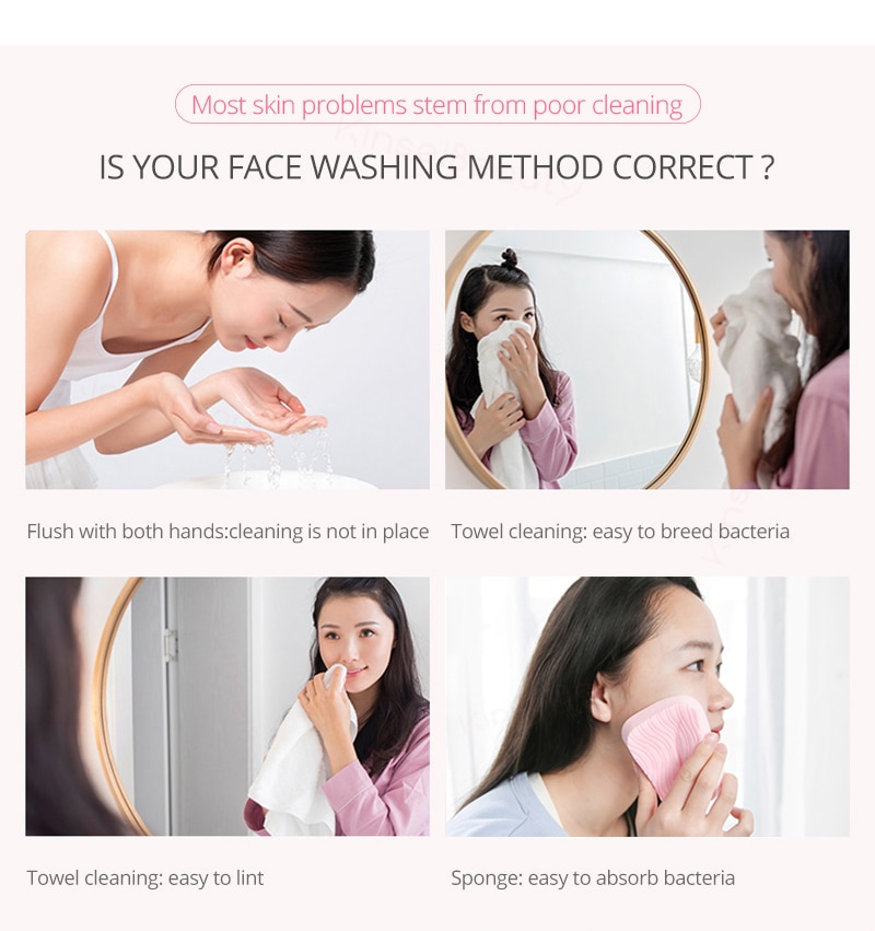 Electric Facial Massager Cleansing Brush