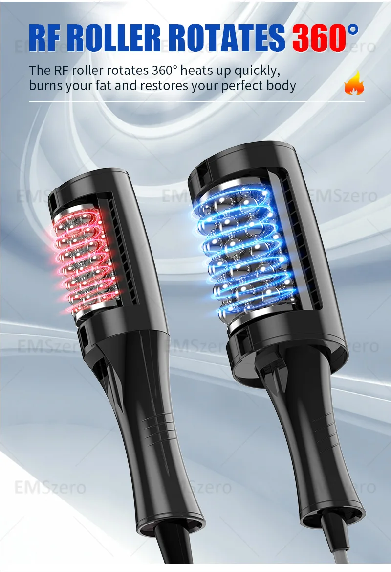 2025 2IN1 EMSzero Fat Removal Cellulite 5D massage Roller Electromagnetic Muscle Building Training for salon